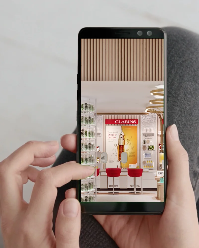 Clarins- Quand la beauté botanique rencontre le digital immersif